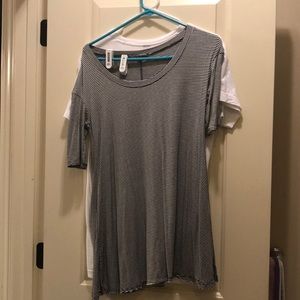 Cute black and white striped